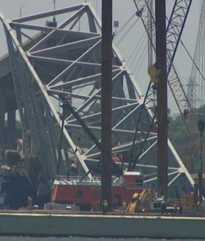 Here’s how Monday’s controlled demolition of Key Bridge collapse on container ship will work