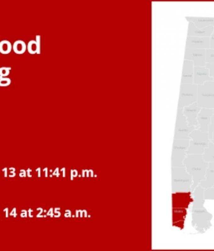 Flash flood warning affecting Mobile County until 2:45 am Tuesday