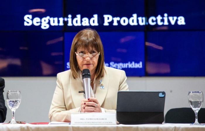 Bullrich led the launch of the Productive Security program