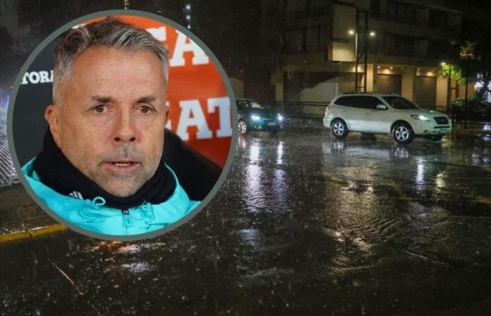 Bad weather conditions complicate the University of Chile and important activity of Gustavo Álvarez is suspended