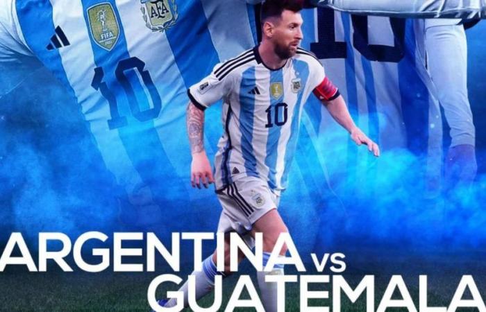 What time does Argentina vs Guatemala play: friendly by FIFA 2024 date