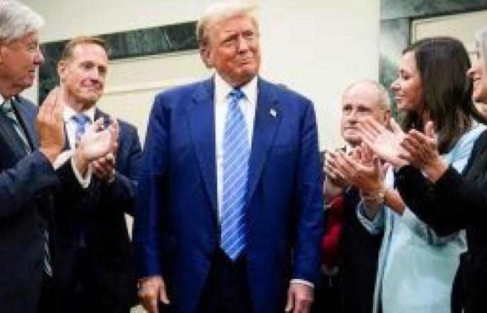 Trump meets with Republicans at the US Capitol – Escambray