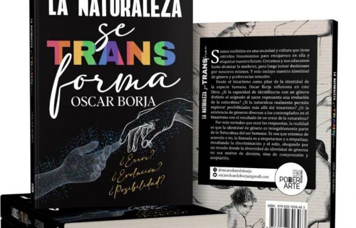 “Nature is transformed” by Oscar Borja, a book that talks about being transgender