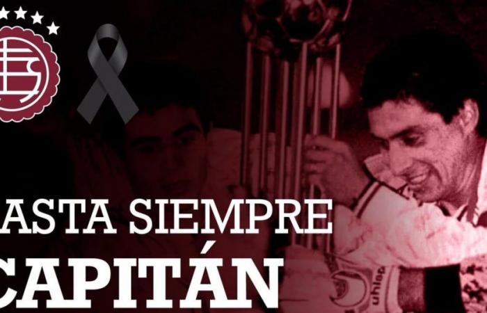 Pain in the world of football due to the death of “Urraca” González, historical idol of Lanús: the heartfelt tribute to Racing