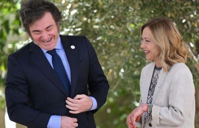 The most important greetings from Javier Milei at the G7 in Italy