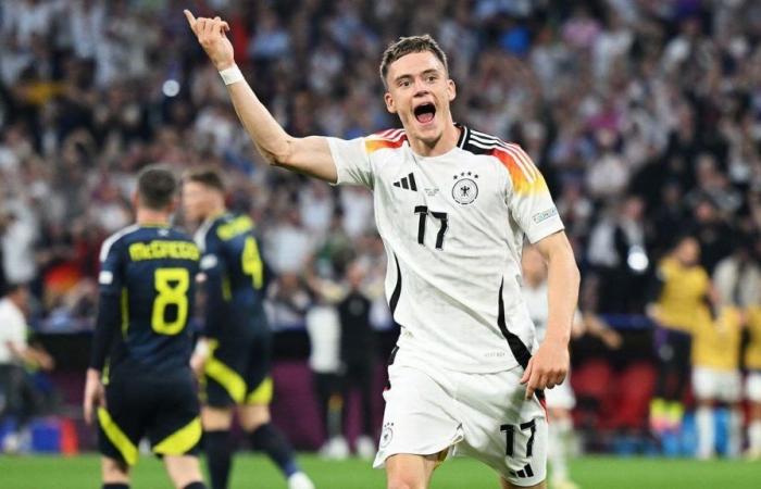 Against Scotland, German Wirtz scored the first goal of Euro 2024