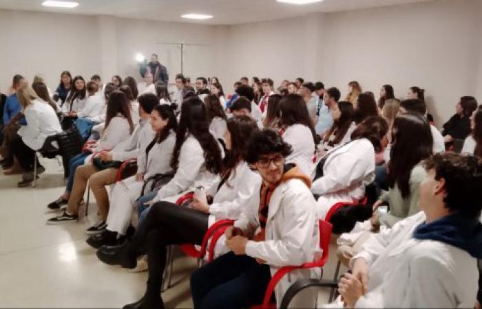 Medical students presented work carried out at the Schestakow hospital