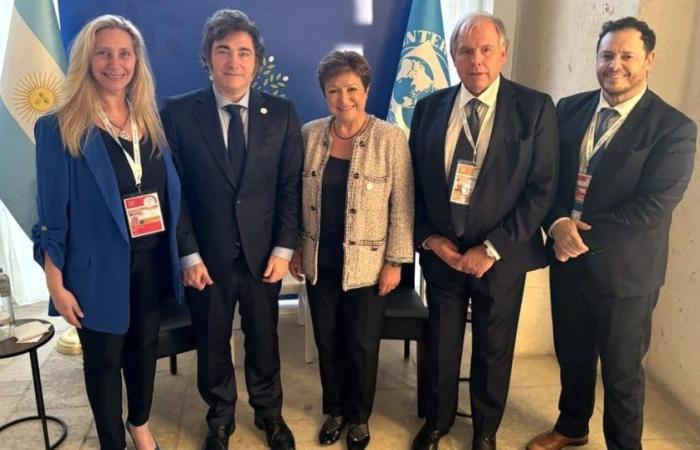 Javier Milei met with the director of the IMF, after the organization’s request to advance in the release of the exchange rate trap