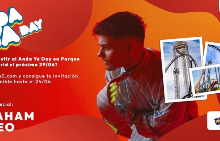 Win your ticket to experience ANDA YA DAY at Parque Warner in Madrid with the entire team and Abraham Mateo | LOS40