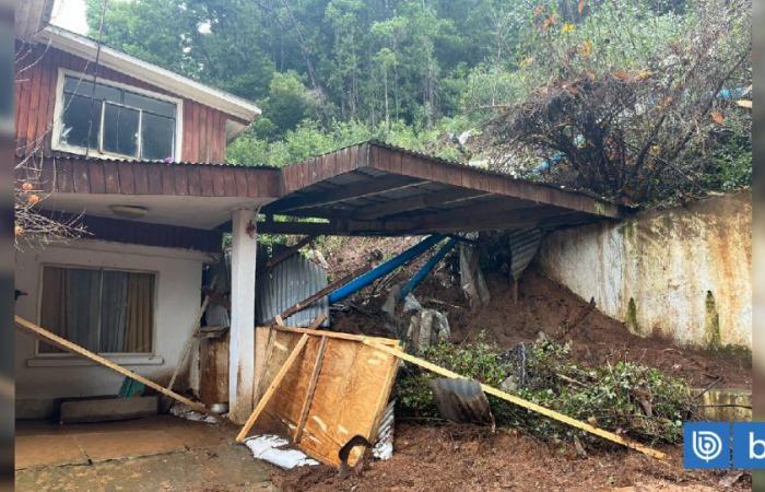Concepción: residents of the Lagos population of Chile on alert, fearing new landslides | National