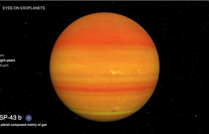 NASA discovers a planet with two faces