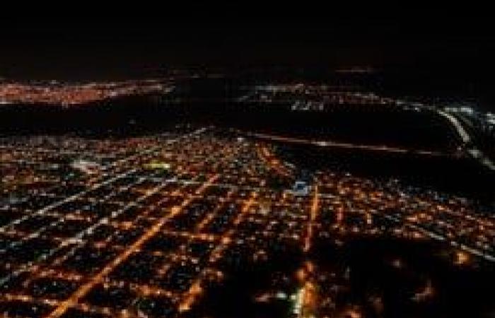 What are the 5 neighborhoods of Santa Fe where the public lighting plan is already being executed?