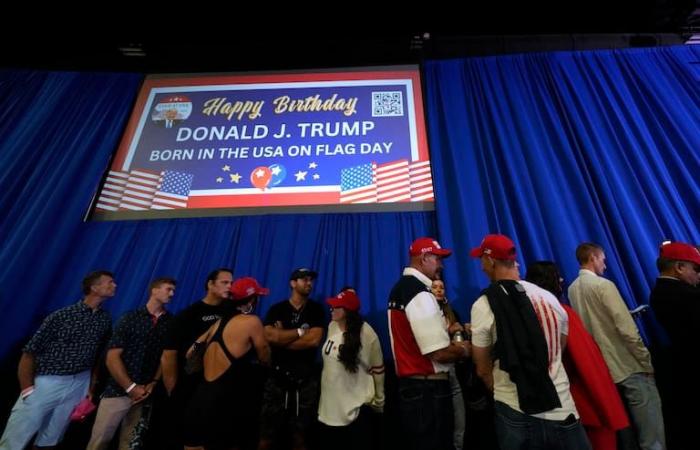 Trump’s 78th birthday becomes an exhibition of loyalty from Republican supporters and colleagues