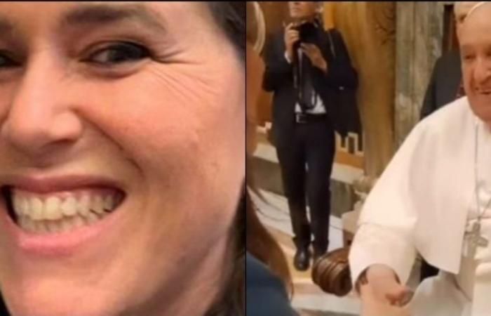 Malena Guinzburg had an audience with Pope Francis at the Vatican and surprised him with a very Argentine gift: “Do not share it”