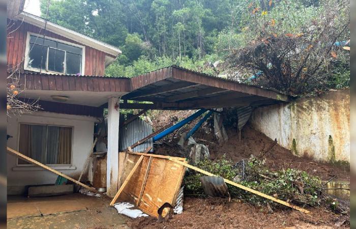 Concepción: residents of the Lagos population of Chile on alert, fearing new landslides | National