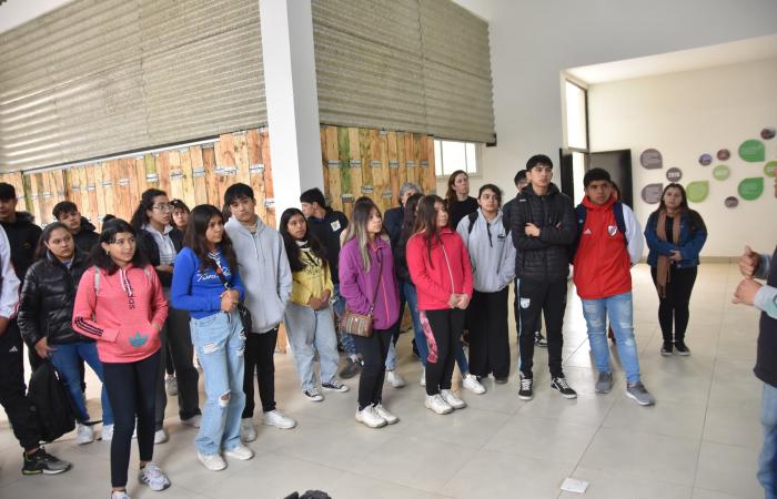 Secondary students participated in an educational visit