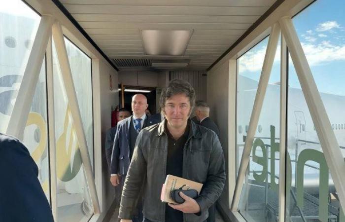 Javier Milei was received by Georgia Meloni at the G7 and starts his agenda in Italy