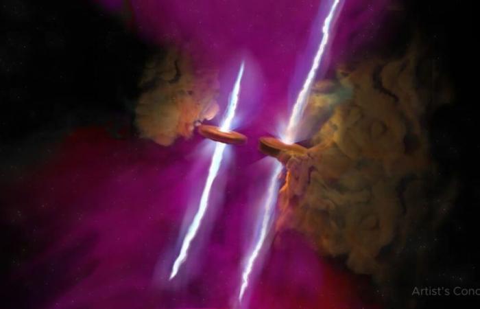 James Webb Space Telescope discovers disks and parallel jets of a pair of young stars