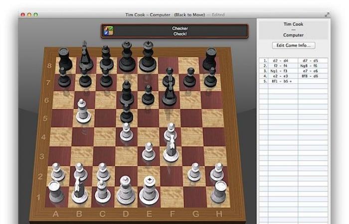 Apple updates its Mac Chess app for the first time since 2012