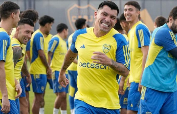 Boca’s DT practically writes a poem to Medel before his debut