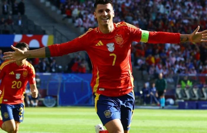 Morata, the king of Spain in the Euro Cup: new goal to add seven in the final stages of this tournament