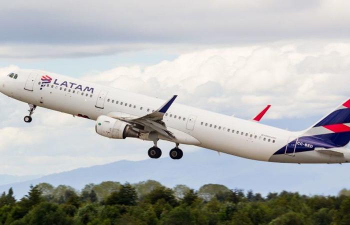 Latam will increase its flights to and from the Los Lagos Region by 35% this winter