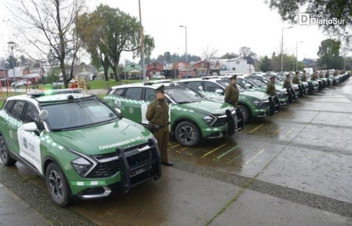 They deliver 24 new vehicles to Carabineros de Los Ríos