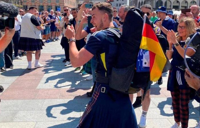 Scottish fan walked more than 1,600 kilometers to Germany to watch the Euro Cup and fight for men’s mental health