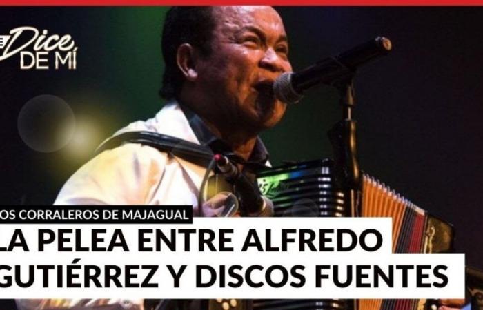Why did the musician Alfredo Gutiérrez leave Los Corraleros de Majagual?