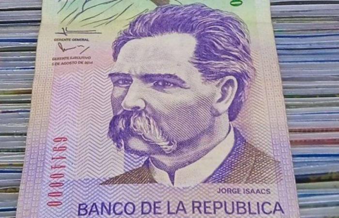 They give up to $75,000 for this Colombian bill of 50,000 pesos