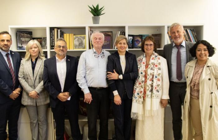 In Sweden, Verónica Alcocer meets with social foundations to strengthen international cooperation