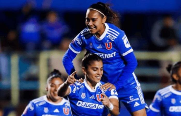 Universidad de Chile feminine beat Palestino and climbed to the top of the table