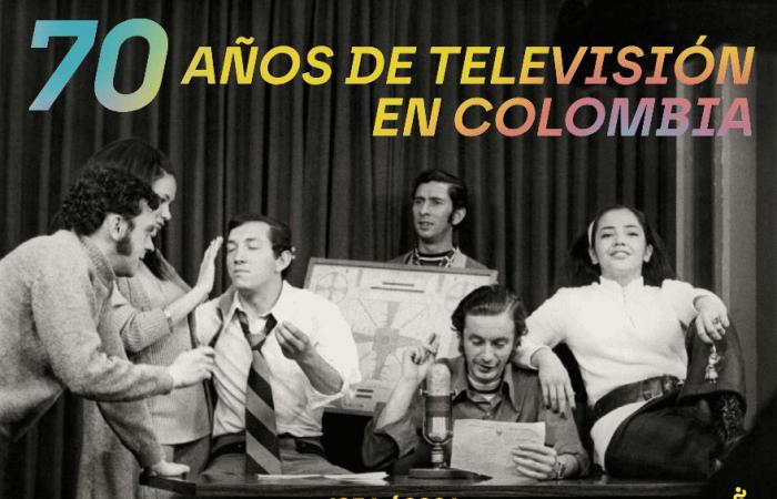 This is the digital book that narrates the 70 years of television in Colombia