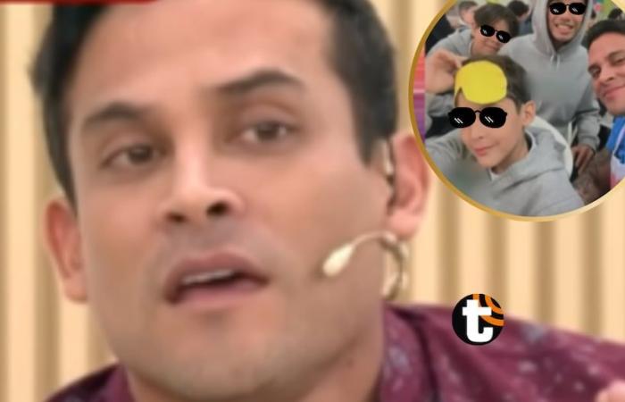 Christian Domínguez went to celebrate ‘Father’s Day’ at the school of Karla Tarazona and Leonard León’s children and breaks down with an emotional letter | Video | Showbiz | SHOWS