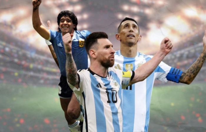 Messi, Di María and Maradona, the kings of assists