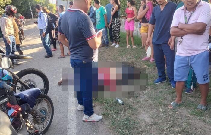 Cyclist died hit by a van in Neiva • La Nación