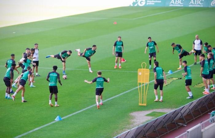 Córdoba’s last training session before traveling to Barcelona, ​​in images