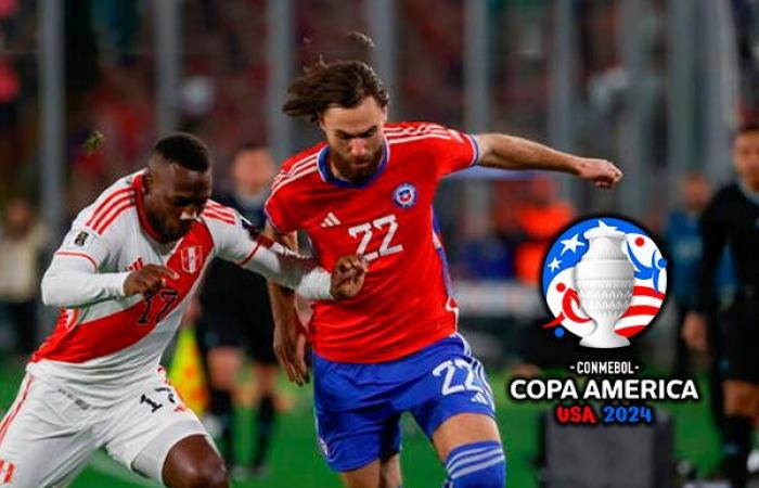 When, at what time and how to watch Peru vs. Chile by date 1 of Copa América 2024?