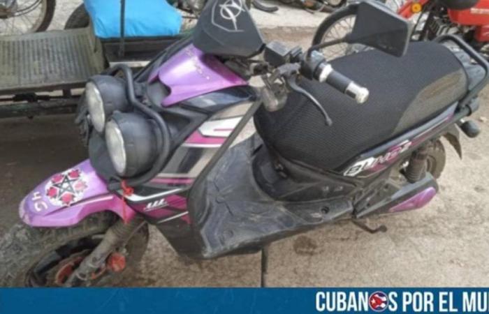 Two subjects arrested for stealing a motorbike in Matanzas