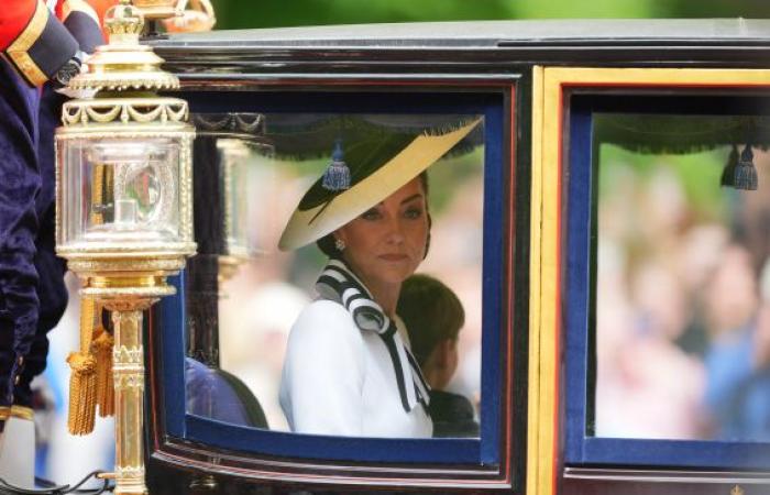 Kate Middleton reappears in Trooping the Color: live images