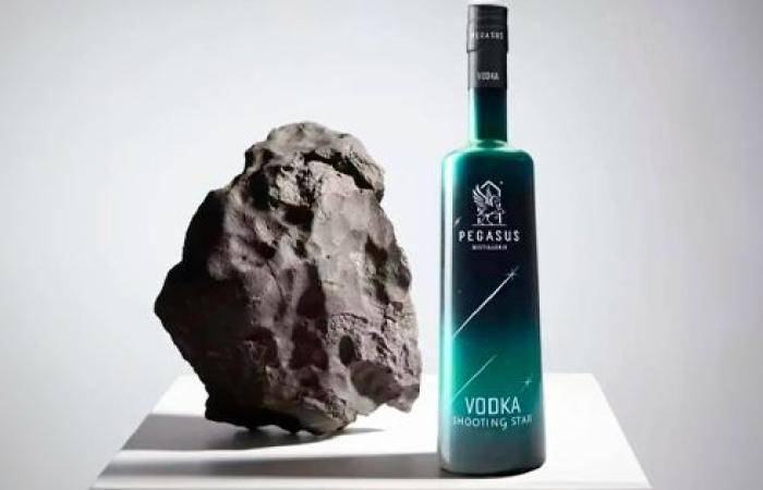 Finally… the intergalactic cane. This vodka has meteorite fragments!