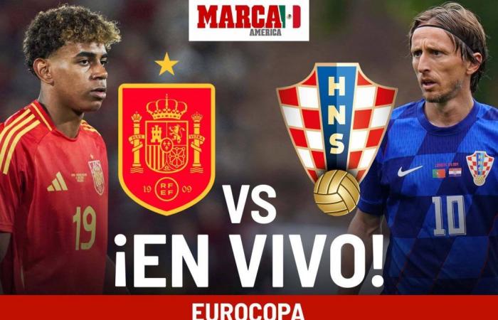 Spain vs Croatia LIVE Online. Dani Carvajal’s goal and it is already a beating in Euro 2024