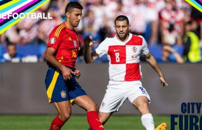 City trio feature in Spain’s win over Croatia
