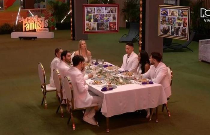 ‘The house of the famous Colombia’ had a luxury dinner before meeting the second finalist