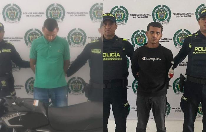 Two people were captured in Riohacha for receiving and trafficking narcotics