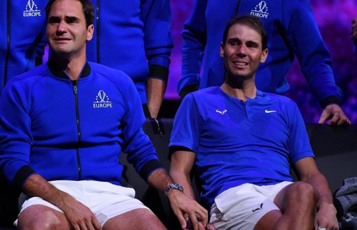 Federer has the image crying with Nadal framed in his house: “It reflects our friendship”