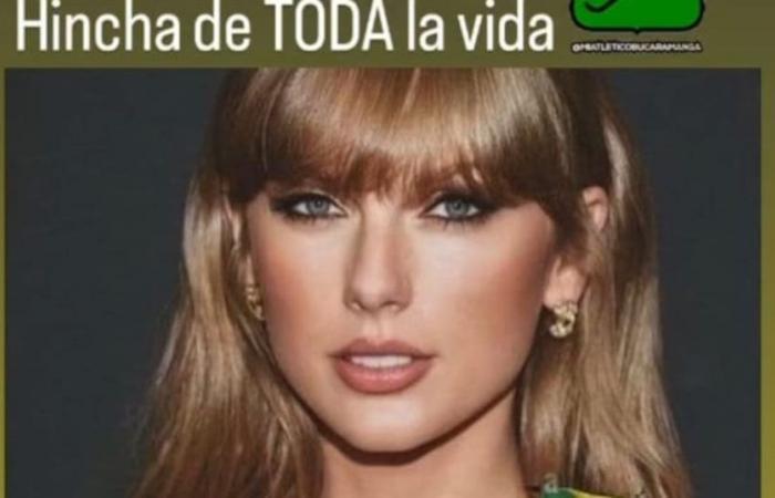 Taylor Swift becomes an unexpected protagonist in Atlético Bucaramanga’s victory