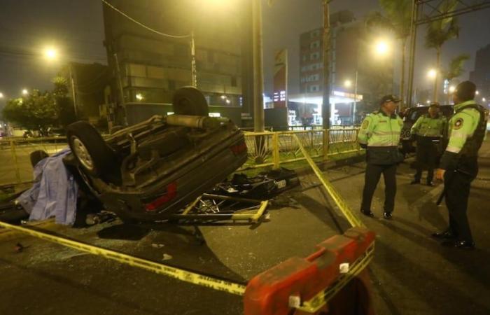San Isidro: Vehicle accident leaves a man dead on Javier Prado Avenue | Latest | LIME