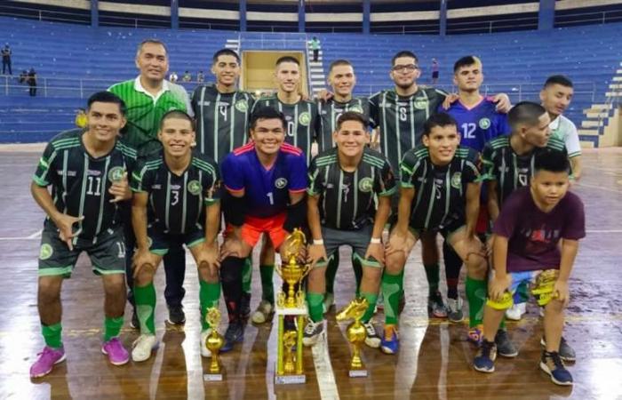 Santa Cruz, champion of the National Under-20 Futsal Team Tournament