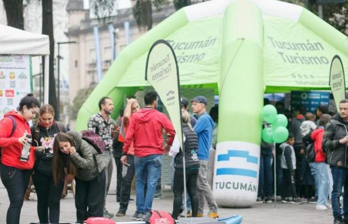 Plaza Independencia was filled with adrenaline with the Adventure Tourism Expo